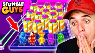 Los MEJORES MAPAS de STUMBLE GUYS vs 99 SKINS ESPECIALES...😨