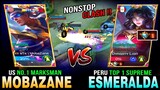 US No.1 Marksman Mobazane vs. Peru Top 1 Supreme Esmeralda in Rank ~ Mobile Legends