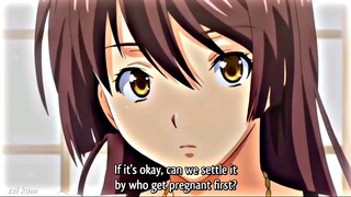 Sauce:If it's okay, can we settle it by who get pregnant first?