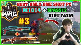 [ Highlight Free Fire #3 ] Best Only OneShot ShotGun M1014 + SPASS12 Free Fire - Học Mõm