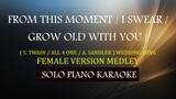 FROM THIS MOMENT / I SWEAR / GROW OLD WITH YOU ( FEMALE VERSION MEDLEY ) WEDDING SONG