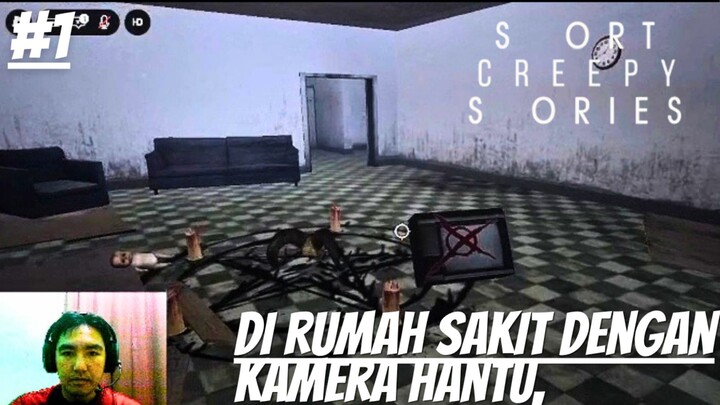 Di rumah sakit dengan kamera hantu, Roblox, short creepy horor , Part 1.