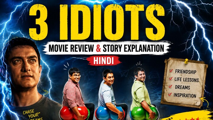 3 IDIOTS | Movie Review & Story Explanation | Hind