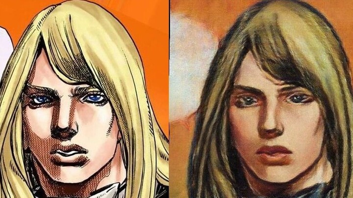 What will it look like when the Jojo character becomes a character in an oil painting? The second bo