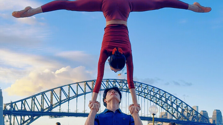 Mengukur Sydney dengan jinjit, keterampilannya memukau dunia, akrobat Tiongkok menulis puisi dengan 