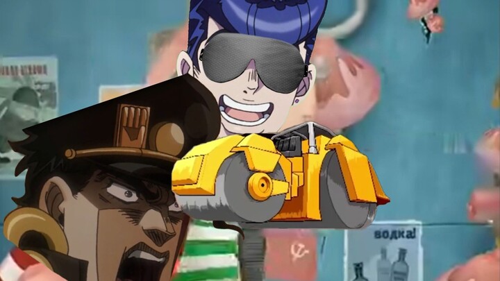 Prison Breakjo【1】: Jotaro uses a steamroller on his head