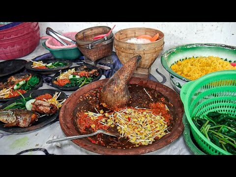 KETEMU SAMBELAN LANGKA!!!  KULINER ASLI BOJONEGORO - Sambel Ale Kraos