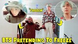 BTS Pretending To Be Frozen During Lives | BTS Funny Moments