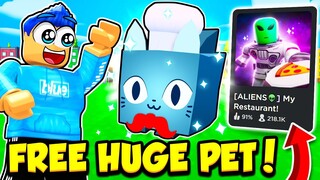 This Game Gives You A FREE HUGE PET In Pet Simulator X!