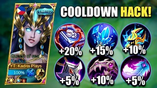 WHEN GLOBAL KADITA ABUSE THIS COOLDOWN BUILD!😱 (you must try) KADITA BEST BUILD 2022 | MLBB