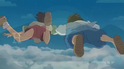Flying Chihiro and Haku in Spirited Away   AMV