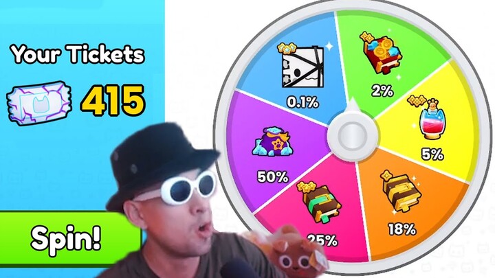 I Went Crazy on Tickets to Get Rarest Huge in Pet Sim 99!