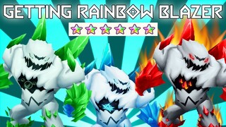 GETTING FREE RAINBOW BLAZZER IN TRAINERS ARENA!! || BLOCKMAN GO