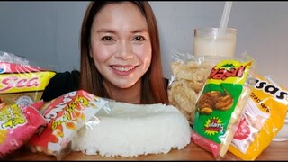 MUKBANG/ ISANG KALDERONG KANIN AT CHICHIRYA