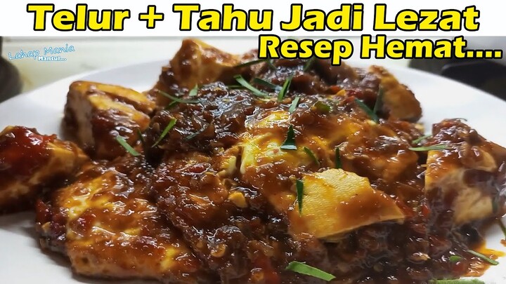 Olahan Telur Tahu Kecap Pedas Dijamin Enak