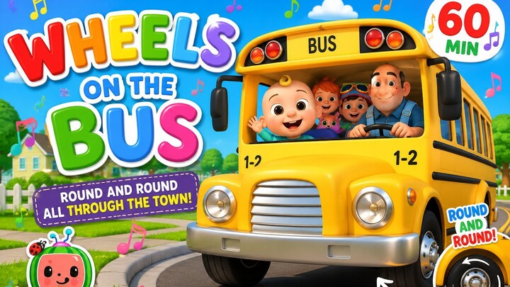 Wheels on the Bus _ @CoComelon Nursery Rhymes & Kids Songs