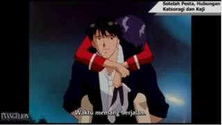 Neon Genesis Evangelion - Eps 15 Setelah Pesta, Hubungan Katsuragi dan Kaji