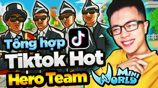 MRVIT LẦN ĐẦU XEM TIKTOK ANH DA ĐEN KHIÊN HÒM PHIÊN BẢN HERO TEAM TRONG MINI WORLD !!!