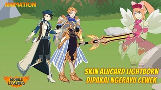 MOBILE LEGENDS ANIMATION | SKIN ALUCARD LIGHTBORN DIPAKAI NGERAYU CEWEK | Mobile Legends