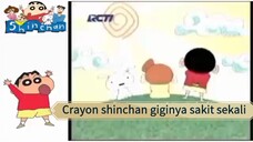 crayon shinchan giginya sakit sekali