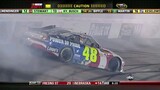 Kurt Busch spins out Jimmie Johnson