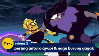 DRAGON WARRIOR INDONESIA - #14 : perang antara qyupi & naga bururng gagak