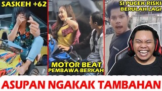 RISKI FUCEK BERULAH LAGI, MOTOR BEAT PEMBAWA BERKAH, SAKSEH +62 - ASUPAN NGAKAK TAMBAHAN