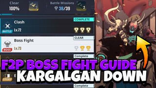F2P "BOSS FIGHT" LAST STORY BATTLE GUIDE! STORY IS DONE! [Solo Leveling: Arise]