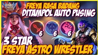 3 STAR FREYA ASTRO WRESTLER ! FREYA HIT WITH PERFECT STUN ! MAGIC CHESS