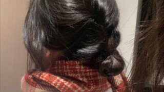 Còn kiểu tóc búi không làm đau cổ nữa 😳 Nhất định phải hướng dẫn tận tay mới được!!|||