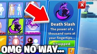 OMG I FINALLY Got "DEATH SLASH" Ability New Update in Roblox Blade Ball