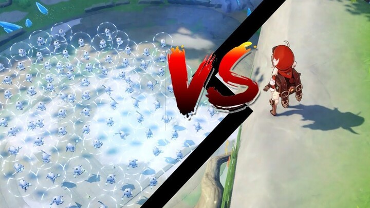 【原神外网搬运】可丽 VS 100个深渊法师