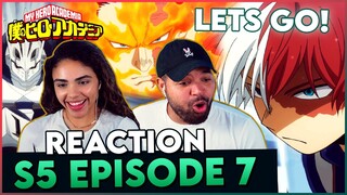 IT'S TODOROKI'S TURN! - My Hero Academia Season 5 Episode 7 Reaction