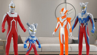 Toy Enlightenment Video: Mom and Dad are impatient, and Ultraman Siro is aggrieved (Early Education)