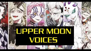 Demon Slayer Upper Moons Voice Actors (just a supposition)