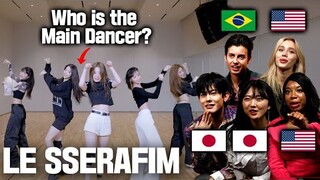 Can Professional Dancers Around The World Find LE SSERAFIM's Main Dancer? l USA, Brazil, Japan