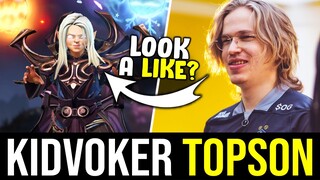 Topson tries TI10 Kidvoker Persona - Look a Like?!