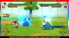 TEAM KARMA VS TEAM CHIYO - NARUTO STORM CONNECTIONS ANDROID GAMEPLAY