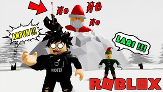 TIDAK !!! TOLONG AKU DI TANGKAP OLEH SANTA RAKSASA !!! - Escape Santa - roblox gameplay indonesia