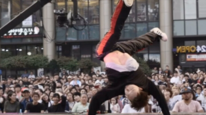 街舞大神秀操作 最后一个定格动作太稳了