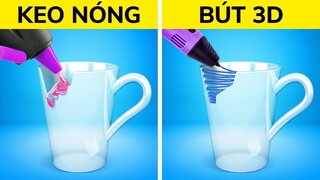 SÚNG BẮN KEO VS BÚT 3D || ĐỒ THỦ CÔNG TUYỆT VỜI CHO MỌI TÌNH HUỐNG