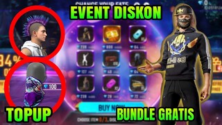 🔥FREE FIRE!! EVENT GRATISAN, EVENT DISKON, EVENT TOPUP BONUS, LOBY TERBARU