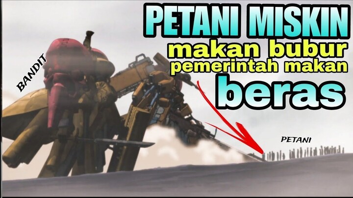 PETANI LEMAH  vs BANDIT SAMURAI #anime #anime