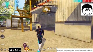 màn đấu súng hùng hồn rank huyền thoại FreeFire #72