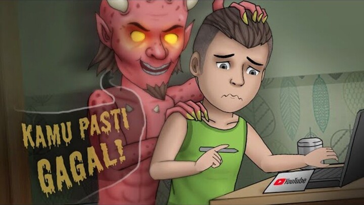 Melawan Bisikan Setan & Mulai Berkarya   Kartun Hantu #KAMIBARUMULAI
