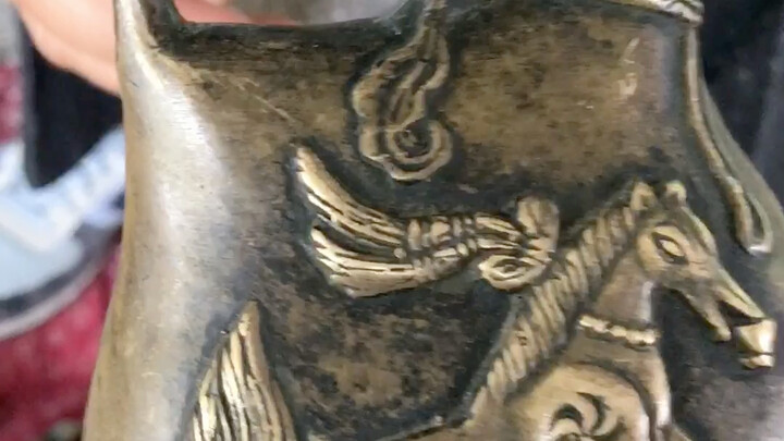 Shallow water, lots of debris ha h