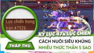 Tháp Phòng Thủ Âm Dương Sư 47k Lực Chiến, Kỷ Lục Server Nhưng Không Phá Được Kỷ Lục Của Chính Mình