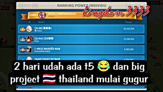 rip project thailand kingdom 3333 dan 2 hari pemain taiwan udah open t5 ngeri!!