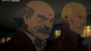 How rampant is the villain with the symbol on his palm?