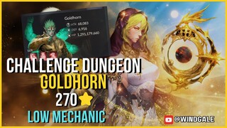 [ENG SUB] Challenge Dungeon Goldhorn 270⭐ Low Mechanic - Seven Knights 2